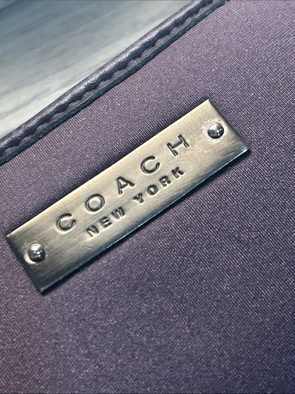 Coach Neo collection zip-around wallet Vintage Y2K GUVC - Picture 5 of 12